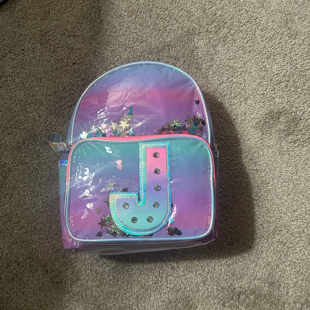 Claire’s Initial Backpack NWT